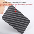 Carbon fiber business card