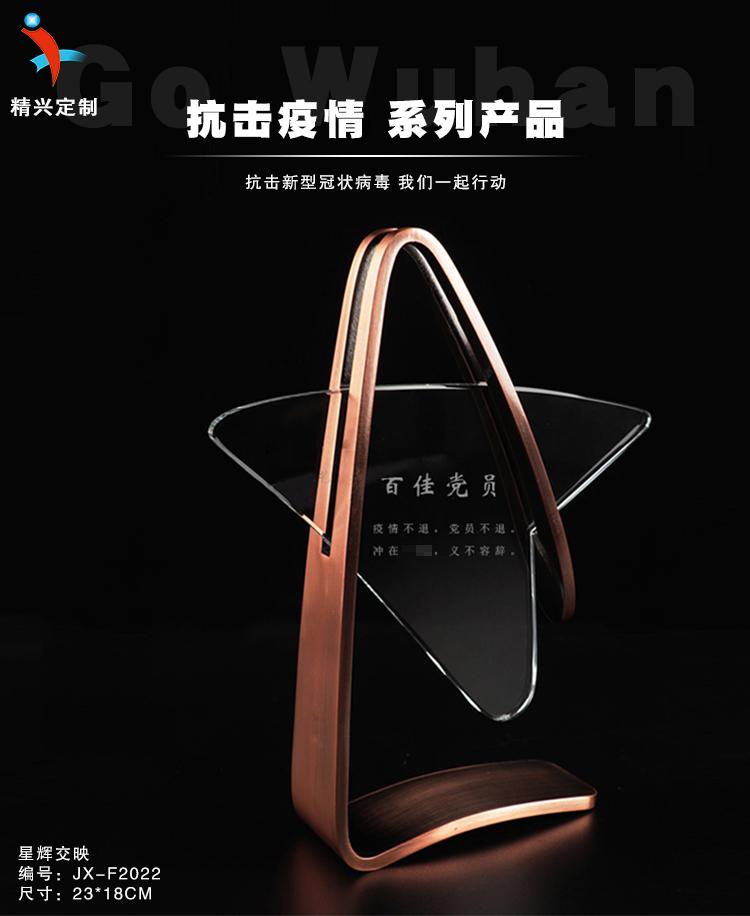 榮譽頒獎獎杯獎牌 廣州水晶金屬禮品廠家定製 3
