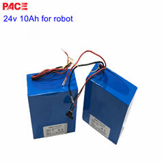 Robot lithium battery pack with BMS