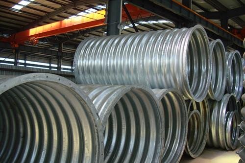 Q345 material 200*55 wave drainage special corrugated steel pipe culvert  3