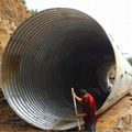Galvanized corrugated steel tube Corrugated steel pipe with China factory price