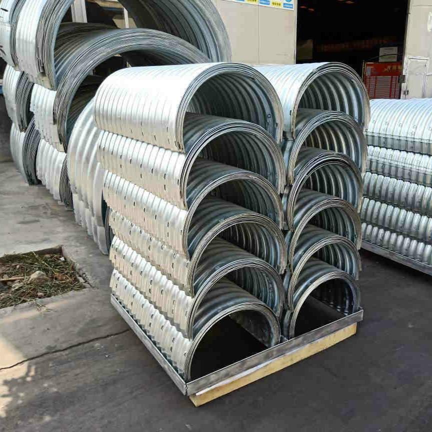 Multi structural plates assembly corrugated steel pipe price 