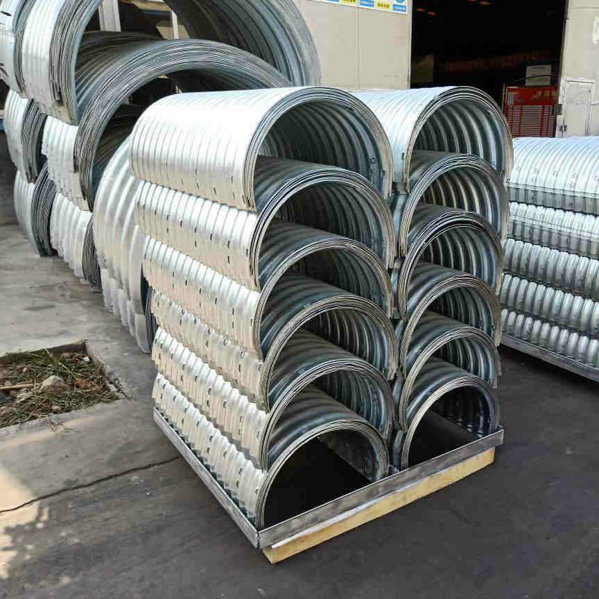 Multi structural plates assembly corrugated steel pipe price  1