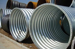 assembled corrugated steel pipe price in China