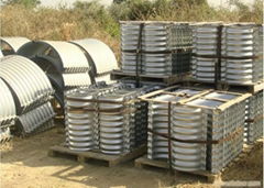 Factory price assembled corrugated galvanized steel culvert pipe