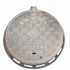 Ductile Iron Manhole Covers with Frame En124 Class C250 D400