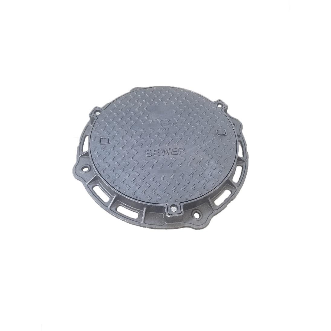 Ductile Iron Manhole Covers with Frame En124 Class C250 D400 3