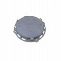 Ductile Iron Manhole Covers with Frame En124 Class C250 D400