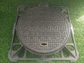 Ductile Iron Manhole Cover with Frame Class C250 D400 1