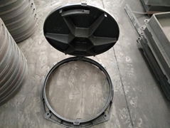 Municipal Manhole Cover with Frame En124 Class C250