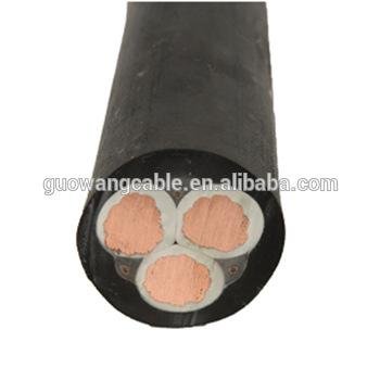 1.5mm2-300mm2 multi core EPDM H07 rubber jacket cable  3