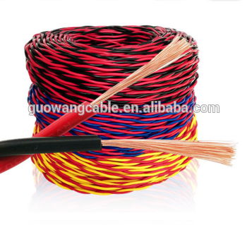 Soft twisted pair wire RVS RVVP copper wire screen 2*0.5-2*4mm2 fire resistance  4