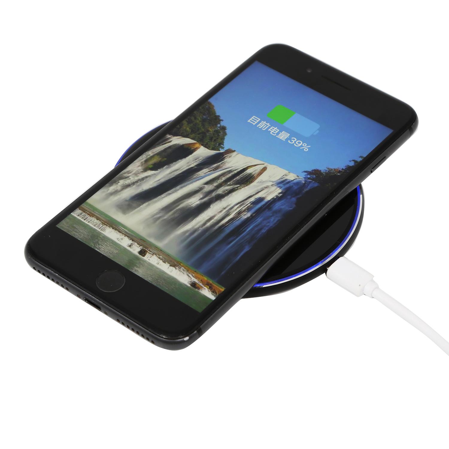 2022 New Fast Charging 10W Portable Qi Wireless Charger Cell Phone Charging Pad 