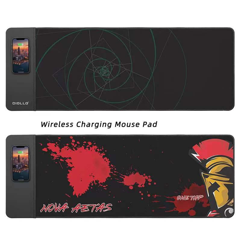Hot Selling Custom Waterproof Mousepad 15W Fast Qi Wireless Charging Phone Charg