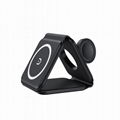 2023 Latest Fashion Magnetic 3 in 1 Wireless Charge Foldable For Travel 1