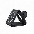 2023 Latest Fashion Magnetic 3 in 1 Wireless Charge Foldable For Travel