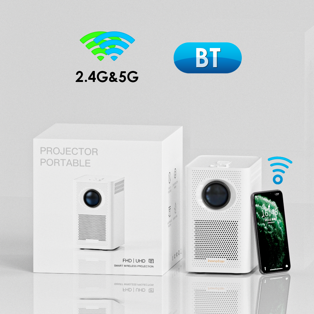 5G 4K Wifi Bluetooth Mini Projector Portable Projector For home theatre 2