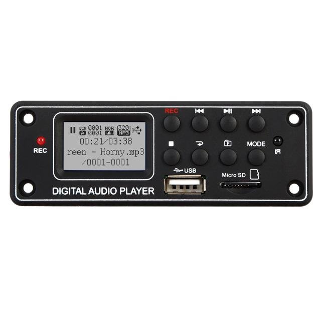 MP3 Player Decoder Board Bluetooth MP3 Module Dot Matrix LCD TPM-006c 2