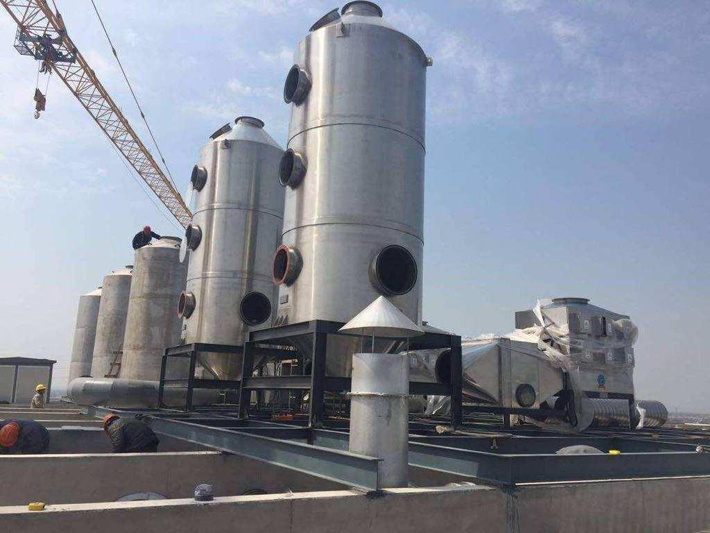 廢氣處理設備不鏽鋼噴淋塔 2