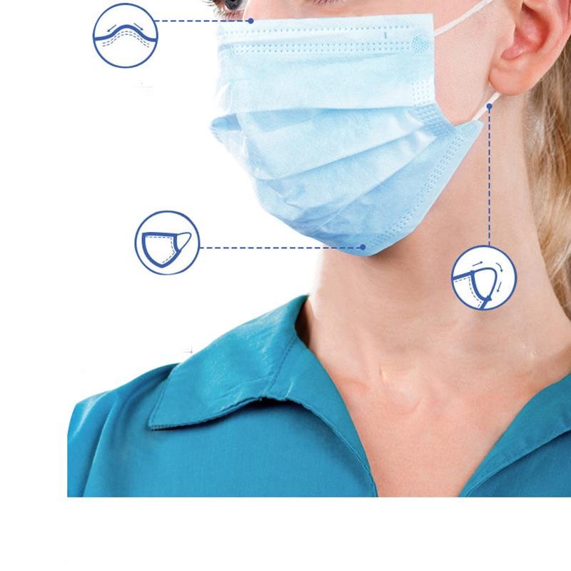 Face Mouth Anti Virus Mask Disposable Protect 3 Layers Filter Mouth Masks Mouth-