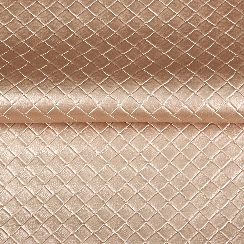 PVC （semi Pu Straw mat pattern  )