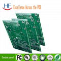 fr-4 1.6MM double hasl green print circuit board