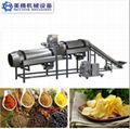 Automatic snack food seasoning machine