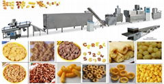 Round/Square Puff Rice Cracker Processing Line