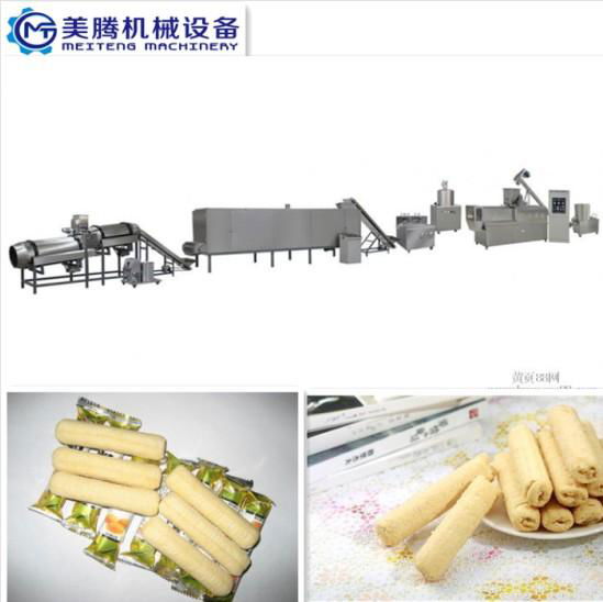 Puffed Core Filling Snack Food Machine/Processing Line 4