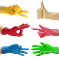 40G Household Cleaning Latex Gloves 26cm / 10.2"  Washing Gloves 1