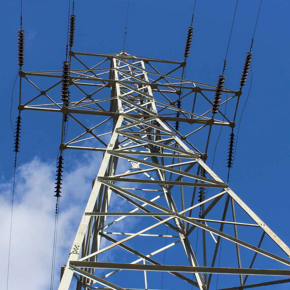 Transmission line tower angular 