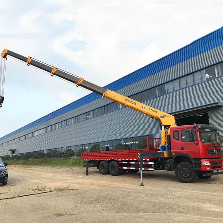 12 tons 5 straight arm truck crane 2