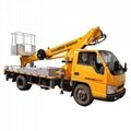 17m 21m 23m straight arm aerial work vehicle mounted option with JMC chassis
