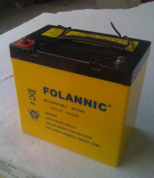 弗兰尼克FOLANNIC蓄电池12FLV系列参数表 2