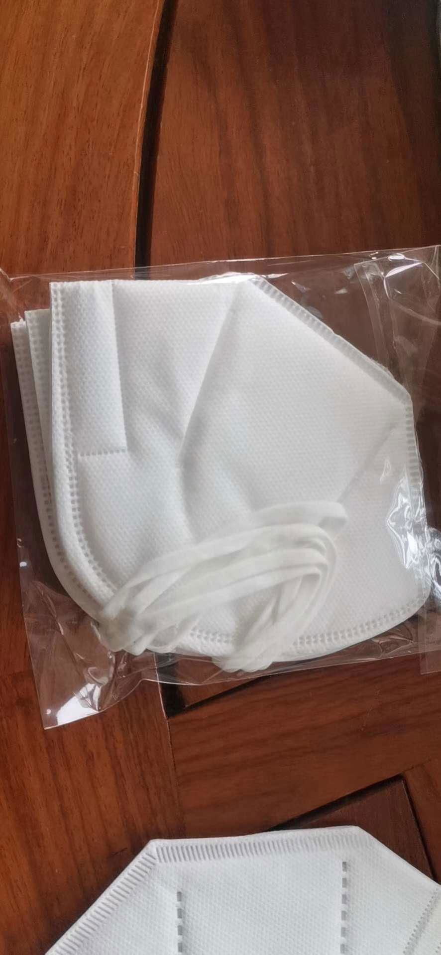 FBMSK-03 personal protective white 3 4 ply face mask kn95 2
