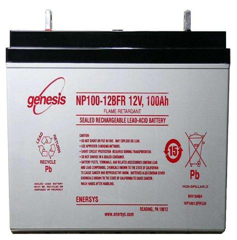 艾诺斯狭长型前置端子蓄电池12V190F  