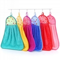 Coral Velvet Kitchen Towel Towels