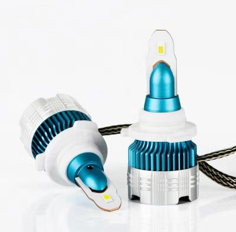 Super Mini Size H4 Led Headlight Conversation Kits Mi2 series headlamps with fan