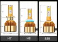 Factory direct supply C6 dual color H11 led car bulbs with cheap prices 