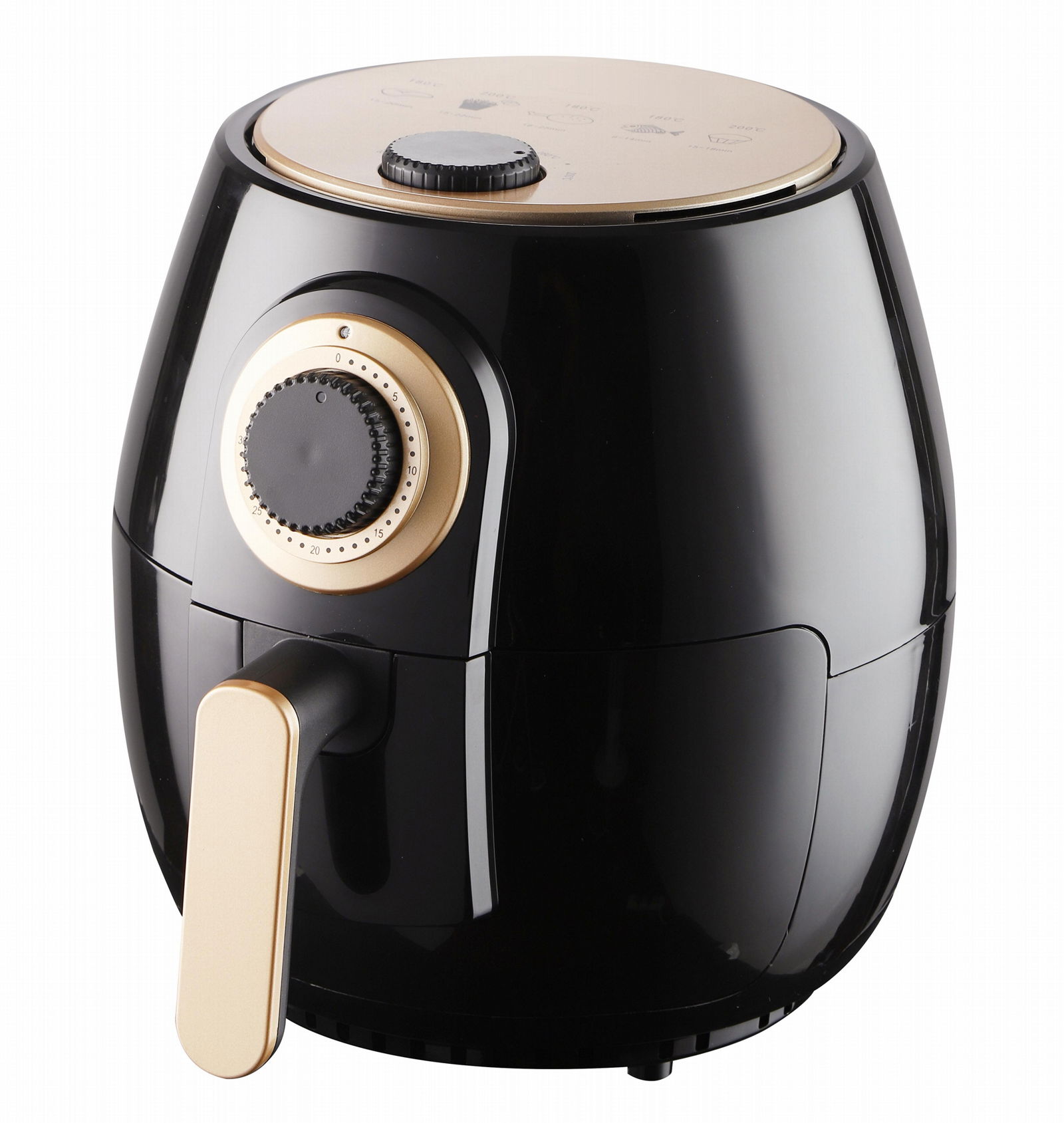 4.2L air fryer 1400W with timer low fat cooking 