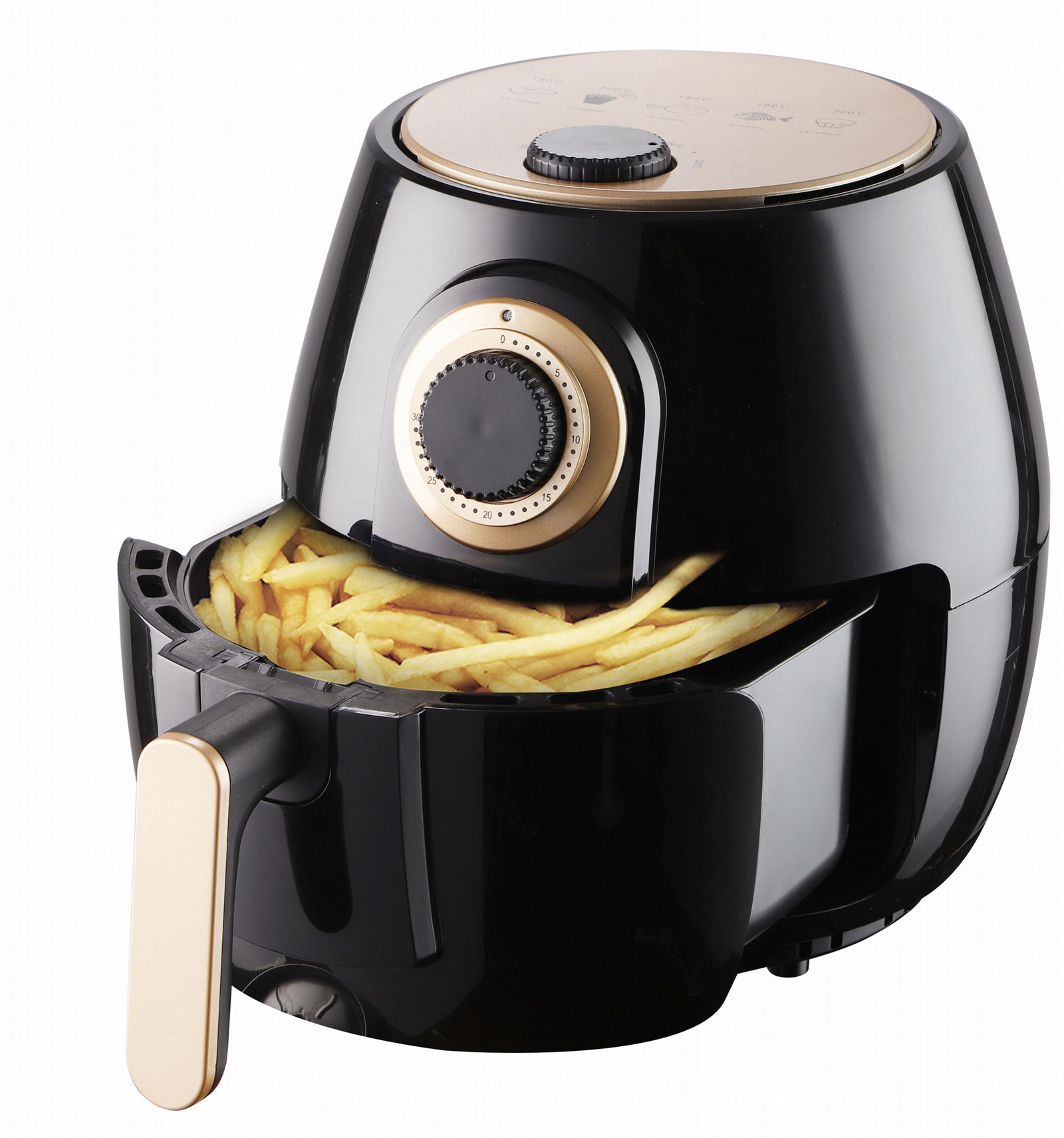 4.2L air fryer 1400W with timer low fat cooking  3