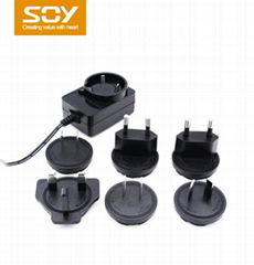 5V3A interchangeable power adapter