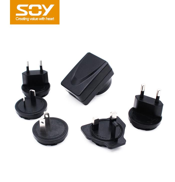 5V3A interchangeable power adapter 5