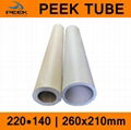 PEEK Tube Pipe Engeering Plastic Pure PEEK450G Size 220x140mm 260x210mm Stock 1
