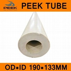 PEEK Tube Polyetheretherketone Round Pipe Tubing Piping Pipeline 190x133mm
