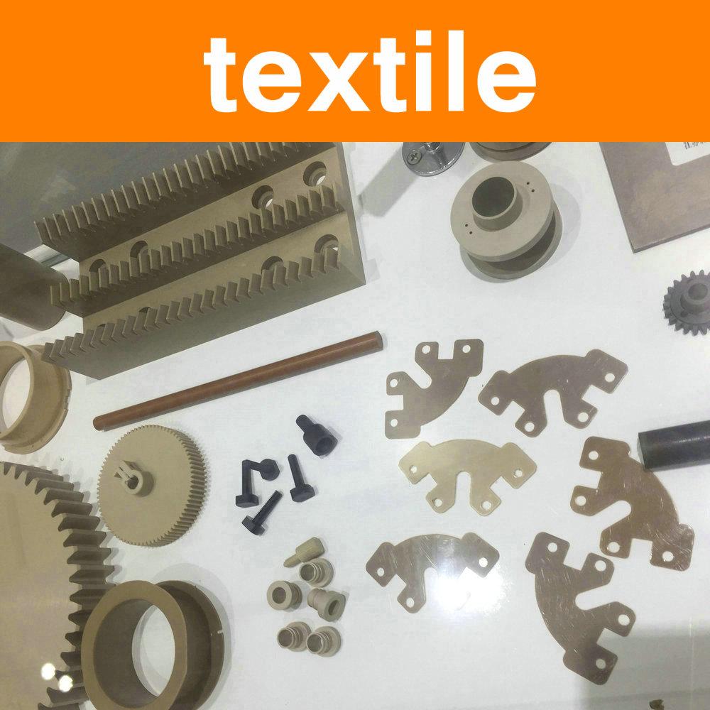 PEEK Parts in Textile Machinery Side Scraper Hexagon Sleeve Screw Nut Components