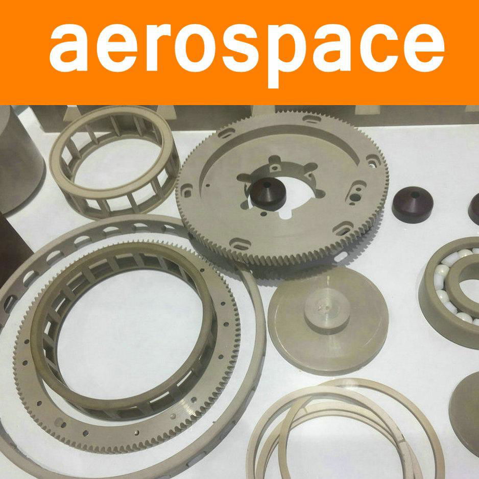 PEEK Parts Components for Aerospace Statellites Rockets CNC Making