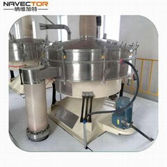 Navector high capacity tumbler screen for food powder grading