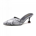 Elegant Sandal Slippers with Snake Skin Style 2