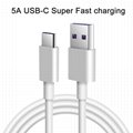 Hot in Amazon 5A Fast Charge Type C Usb Data Charging Cable  5